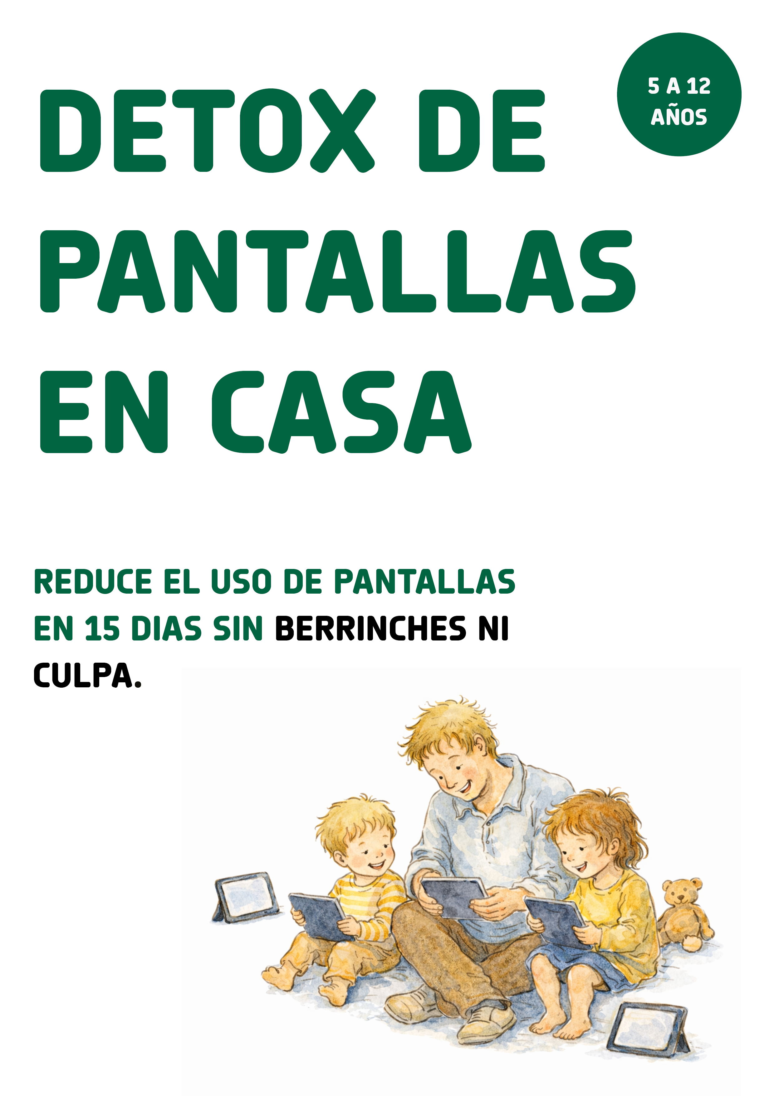 Guía "Detox de pantallas en casa"